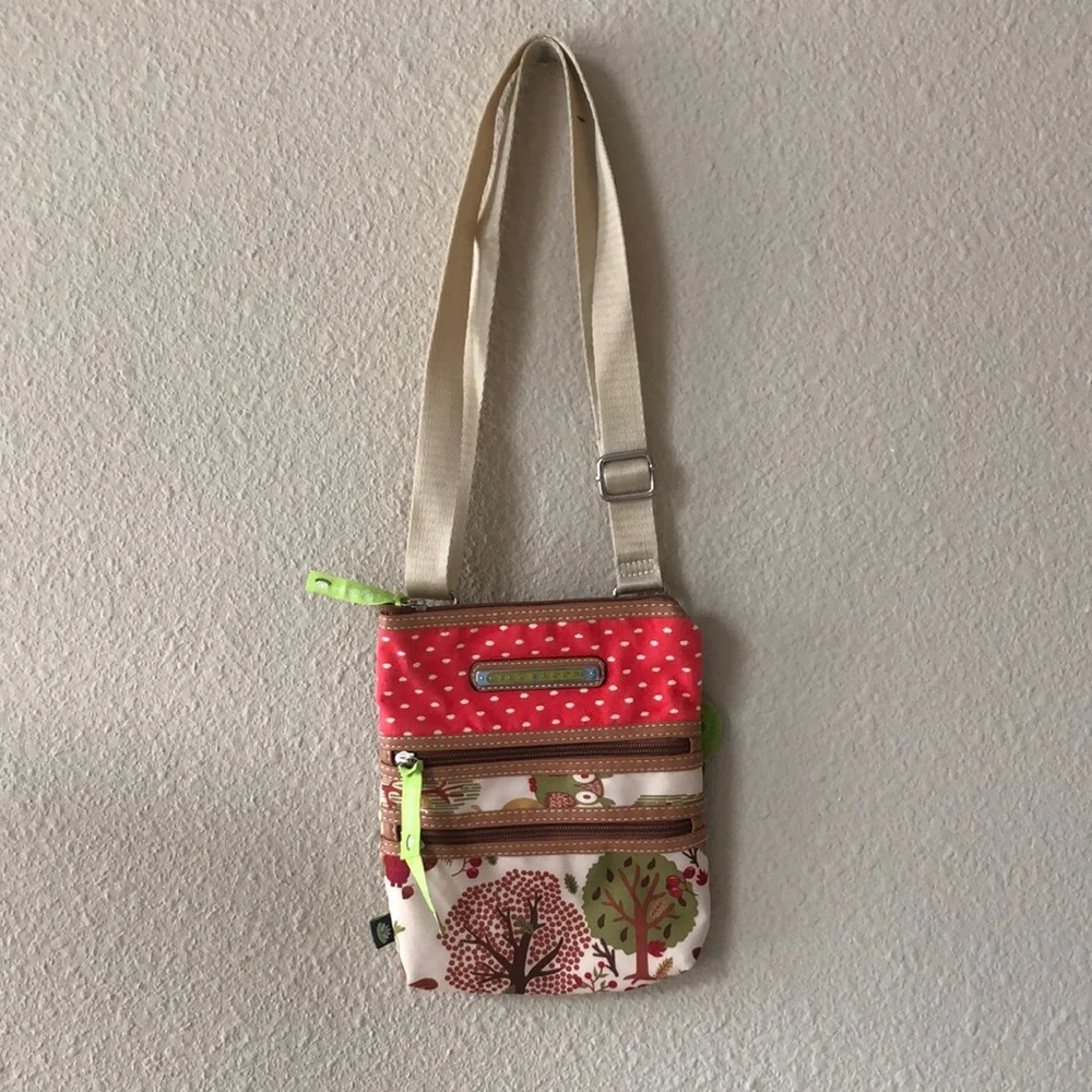 Lily Bloom Colorful Crossbody Bag with Multiple Compartments